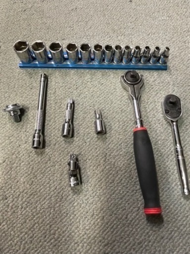 スナップオン 1/4 ソケットセット　スイベルラチェット