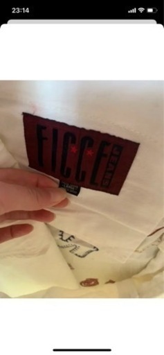 ficce ホワイトデニム　Lサイズ