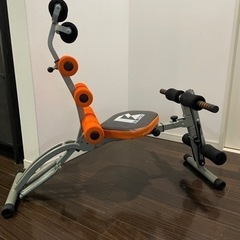腹筋を鍛える！トレーニング器具　チューブ付き！
