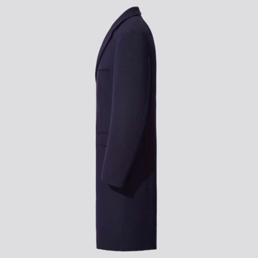 +J UNIQLO JILSANDER プラスジェイ ユニクロ ジルサンダー ウールブレンド チェスターコート ブラック 黒 S コラボ 希少 正規品 古着 カジュアル ウェア モード ドレス ビジネス パーティー フォーマル 結婚式 冠婚葬祭