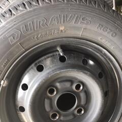 軽バン　145R12     145-80R12  各2本ずつ！テッチン付き！