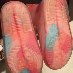 【美品】長靴13.0ラグマートﾋﾟﾝｸ色の画像