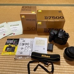 NIKON d7500ボディ　　AF-S50㎜1.8G