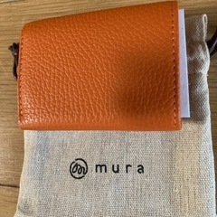 muraイタリアンレザー三つ折り財布の画像