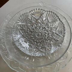 大皿　葡萄柄/ソーメン等3枚セットの画像