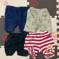 ベビー服　アンパンマン　ズボン【古着】