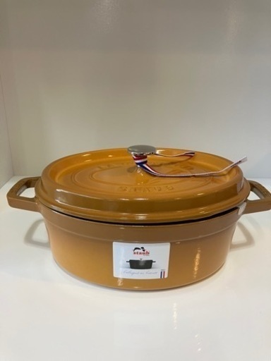 11/20値下げ致しました！⭐未使用?⭐STAUB ストウブ ピコ ココット オーバル 27cm 鍋 両手鍋 ホーロー  staub