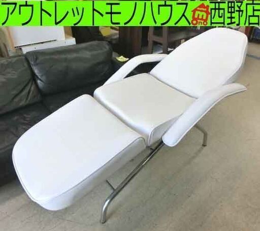 新品 フェイシャルベッド 白 マッサージベッド エステベッド マッサージ1台