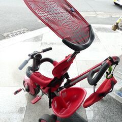  【 引取先決まりました！ 】押し手棒付きスマート トライク三輪車の画像