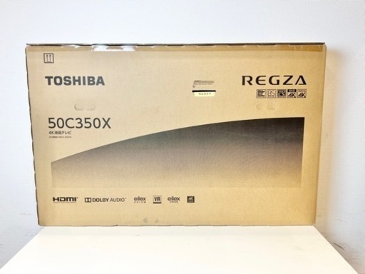 新品 東芝 4K 液晶テレビ 50インチ レグザ