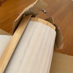 受け取ってくれる方が決まりました。フローリングカーペットの画像