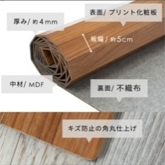 受け取ってくれる方が決まりました。フローリングカーペットの画像