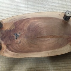 引取先決定●8月13日まで●欅の花台大小2個セットの画像