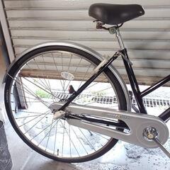 自転車中古　miyata　Cafe　内装3段変速　オートライト　ステンレスカゴ鍵付き　タイヤ27インチ　の画像