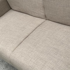 美品！2人掛け◇コンパクトソファ◇Emma◇ベージュ◇B19の画像