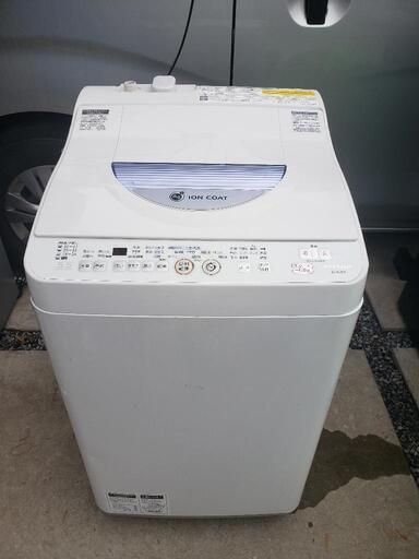 SHARP　シャープ　電気洗濯乾燥機　ES-TG55L-A　2014年製　5.5kg\n\n