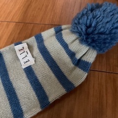 ELLEニットマフラー美品の画像