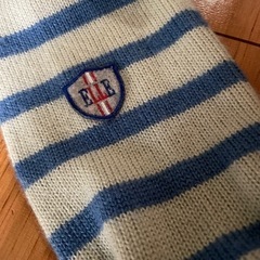 ELLEニットマフラー美品の画像