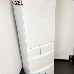 激安‼️ファミリータイプ 製氷機付き 426L 14年製 Panasonic5ドア冷蔵庫NR-ETR438-W🌟