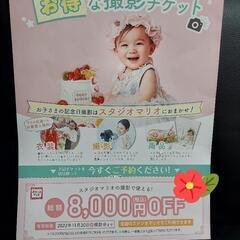 スタジオマリオ8000円off券