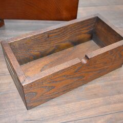 【ヤ取終了10/15】≪zy675≫高級 静岡 民芸 文机/引出し机 和製 和室/リビング/寝室 40904-06の画像