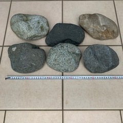 【お引取り限定】庭石(6個)の画像