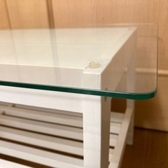 【無料】ガラステーブル　ディスプレイテーブル　リビングテーブルの画像