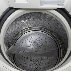 9/8までの出品【中古品】SHARP洗濯機(ホワイト) シャープ/SHARP ES-TX8D-W 縦型洗濯乾燥機 洗濯8.0kg/乾燥4.5kg