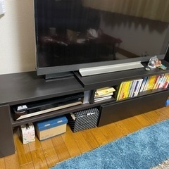 テレビボード、テレビ台、ブラックの画像