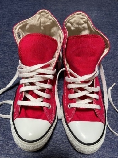 CONVERSE赤のハイカット