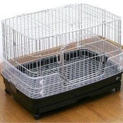 2か月使用　マルカン　クリア ケージ　S うさぎ　モルモット　小動物