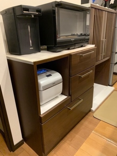 良好　ニトリ  キッチンボード  食器棚  おしゃれ 90cm