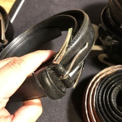 メンズベルトまとめて　カルバンクライン　ランバン　オークリーの画像