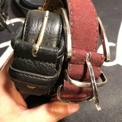 メンズベルトまとめて　カルバンクライン　ランバン　オークリーの画像