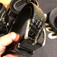 メンズベルトまとめて　カルバンクライン　ランバン　オークリーの画像