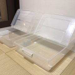 ニトリ　キャスター付きベット下収納