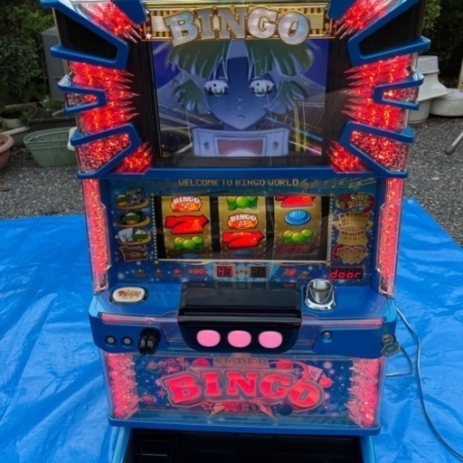 ベルコ パチスロ台　SUPER BINGO NEO コイン不要機
