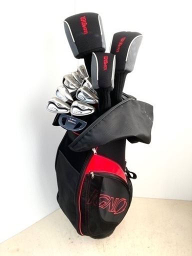 【SOLD OUT】◆Wilson ウィルソン◆ゴルフクラブ 全12本セット＋ 超美品 IGNIO キャディバッグ付き