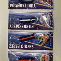 待ってたぞ鈴鹿　レッドブル ヘルメットキーホルダー全4種セット セブンイレブン限定の画像