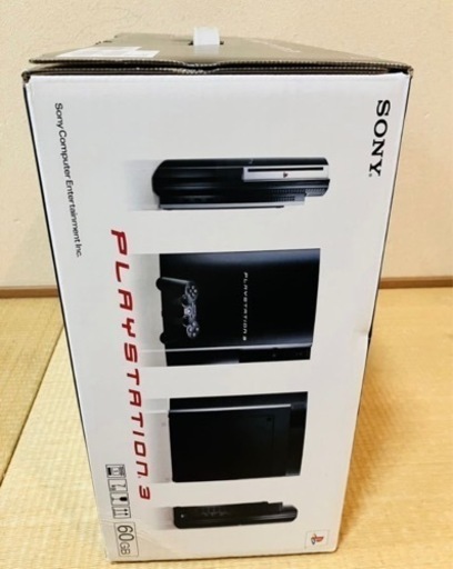 激レア　新品未開封 PLAYSTATION3 PS3本体 初期型 60GB 日本製品 CECHA00 SONY PS1 PS2 対応モデル