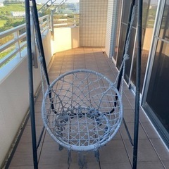 【決定しました！返信できません。ハンモックチェア！ガーデンブラン...