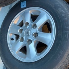 ハイエース　純正ホイール　のみ 200系 ハイエースサイズ】トヨタ 150 プラド 純正 17in 7.5J +25