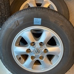 引取先決定】ハイエース 純正ホイール195/80R15純正ナット付