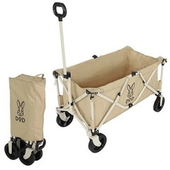 DOD フォールディングキャリーワゴン C2-46T ベージュ 折りたたみ