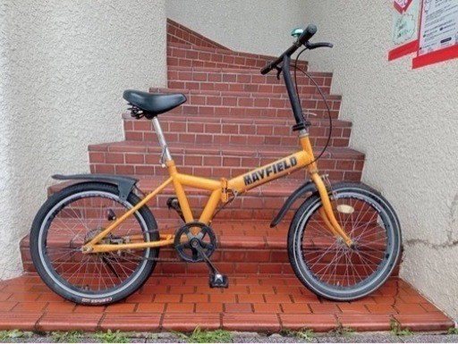 【20インチ折りたたみ】変速なし　泥除け付き　リヤタイヤ新品❗️若林自転車　浜大津店　SALE中❗️