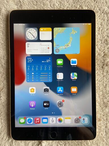 iPad mini 4 画面黒･本体gold　A1538 WI-FI 16GB　バッテリー１００％