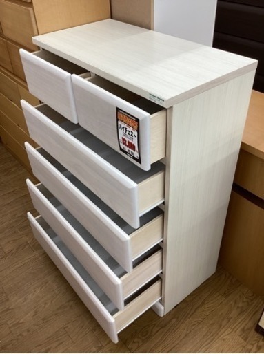 KI-39【新入荷　アウトレット】ハイチェスト　白系