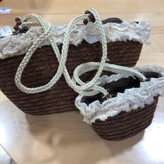 未使用品　親子　トートバッグ　レース　大特価‼︎   税込み 3...