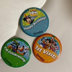 ディズニー　缶バッチ