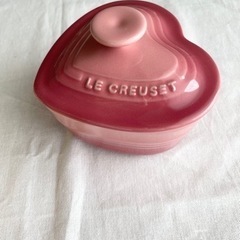 ル・クルーゼ　ラムカン　新品　ハート　ピンク